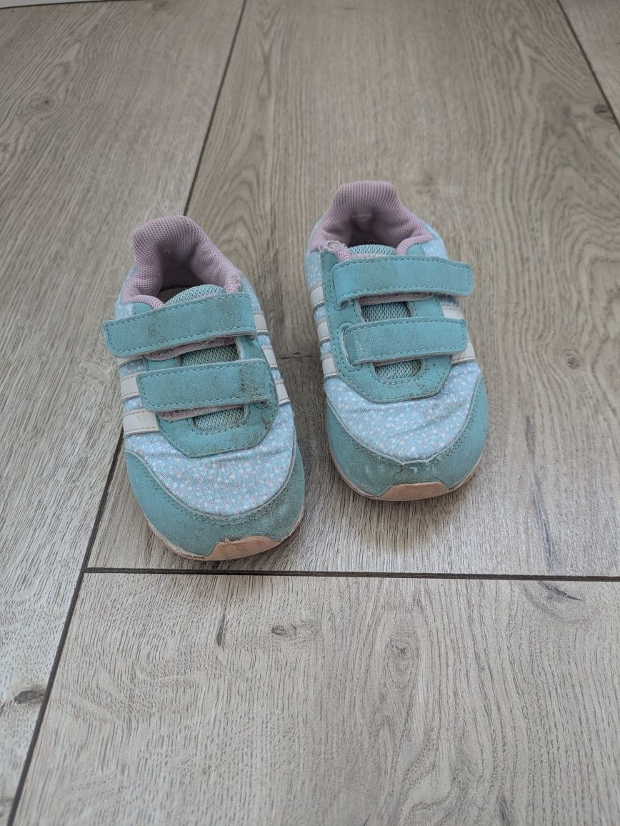 Trampki dziewczęce adidas na rzepy r.23