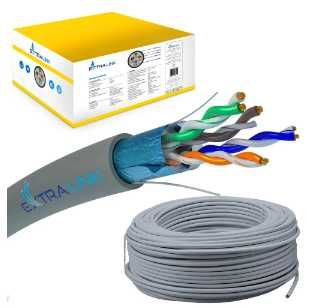 Extralink PrzewódCAT5E FTP (F/UTP)  Kabel sieciowy skrętka MIEDŹ CU