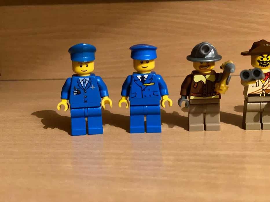 Lego minifigurki figurki Pilot Górnik Podróżnik [zestaw 6 minifigurek]
