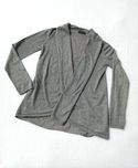 Sweter damski szary narzutka sweterkowa kardigan Zara S