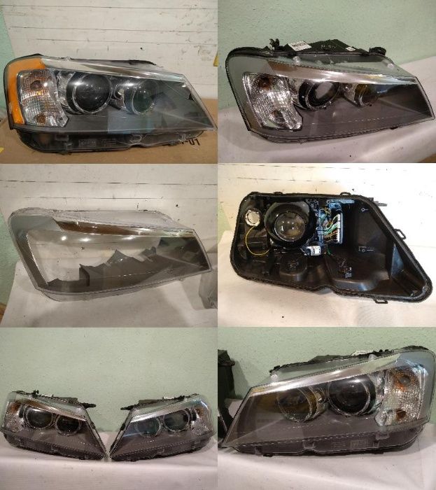 Ремонт фар BMW, замена стекол, корпусов, линз фар E70,E39,F10,E60,F15