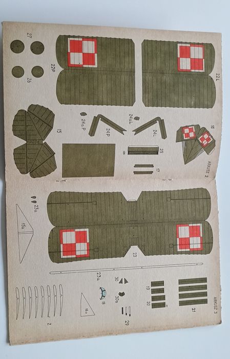 Mały Modelarz 11/1981 samolot Ansaldo 1-A Balilla  
MM 11/1981