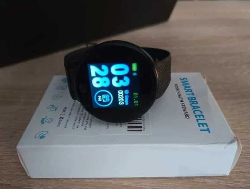 Zegarek Smartwatch Sportowy Uniseks;Kolor Czarny