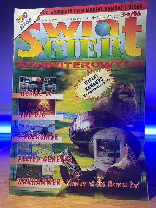 Świat Gier Komputerowych 3–4/1996 | The Dig, Cybermage, Allied General