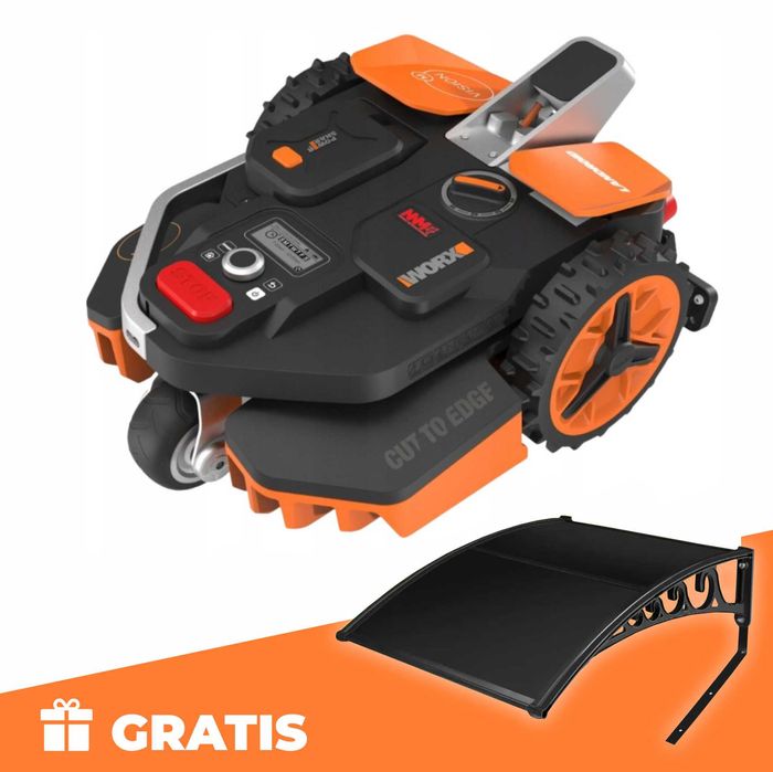Robot koszący WORX 600m2 WR206E Gwarancja 2 lata + GRATIS GARAŻ !