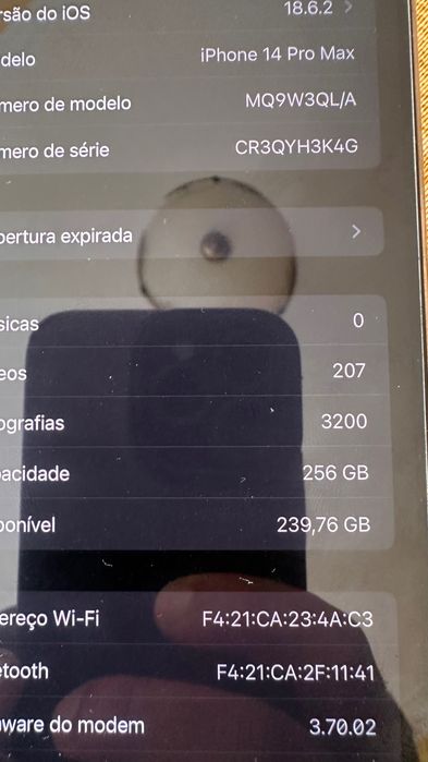 iPhone 14 Pro Max 256GB Como Novo