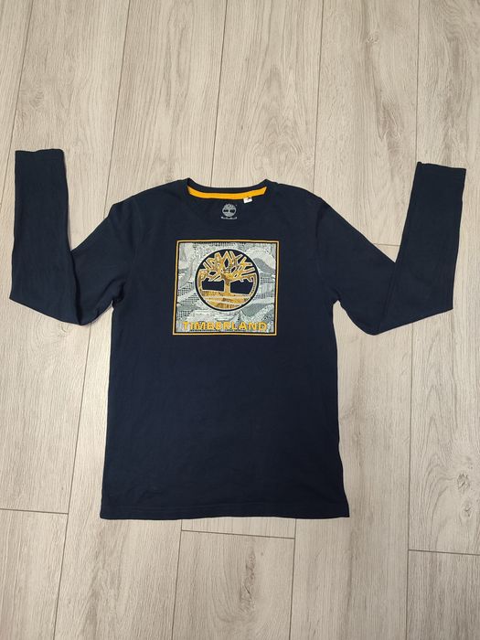 Timberland т.синя футболка/ довгірукава 14 р./162 
 Футболка з довгим