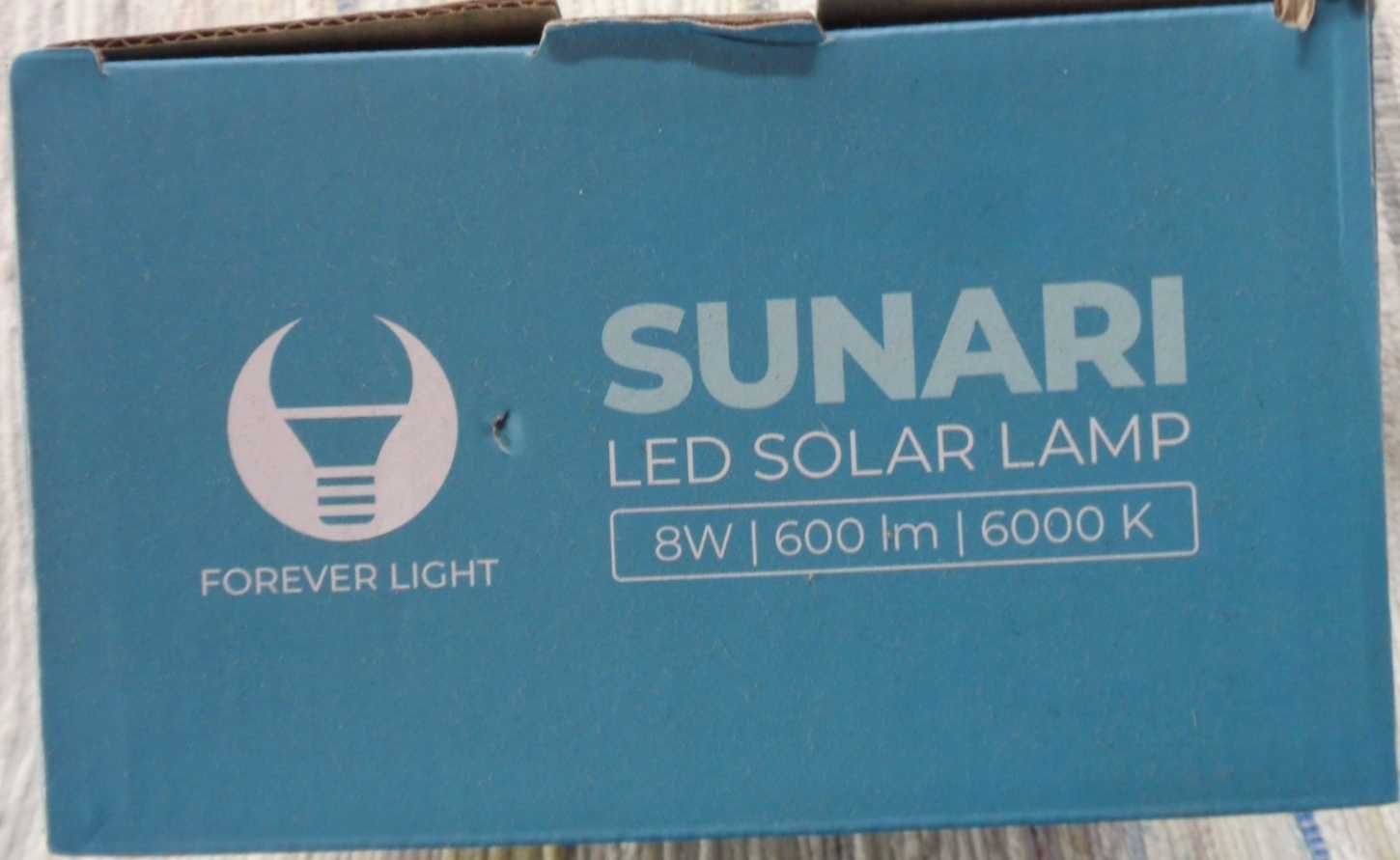Luz com painel solar,não necessita de corrente eléctrica