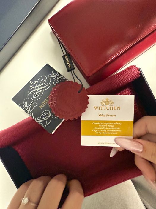 Гаманець жіночий червоний Wittchen оригінал