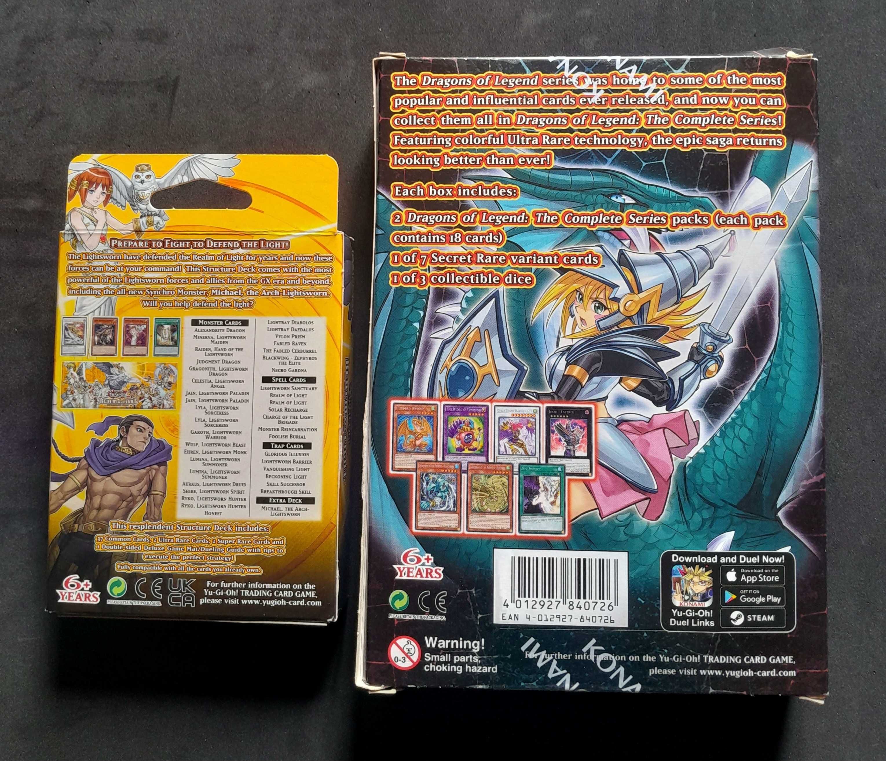 YU-GI-OH-2593 Cartas+ Boxes Seladas