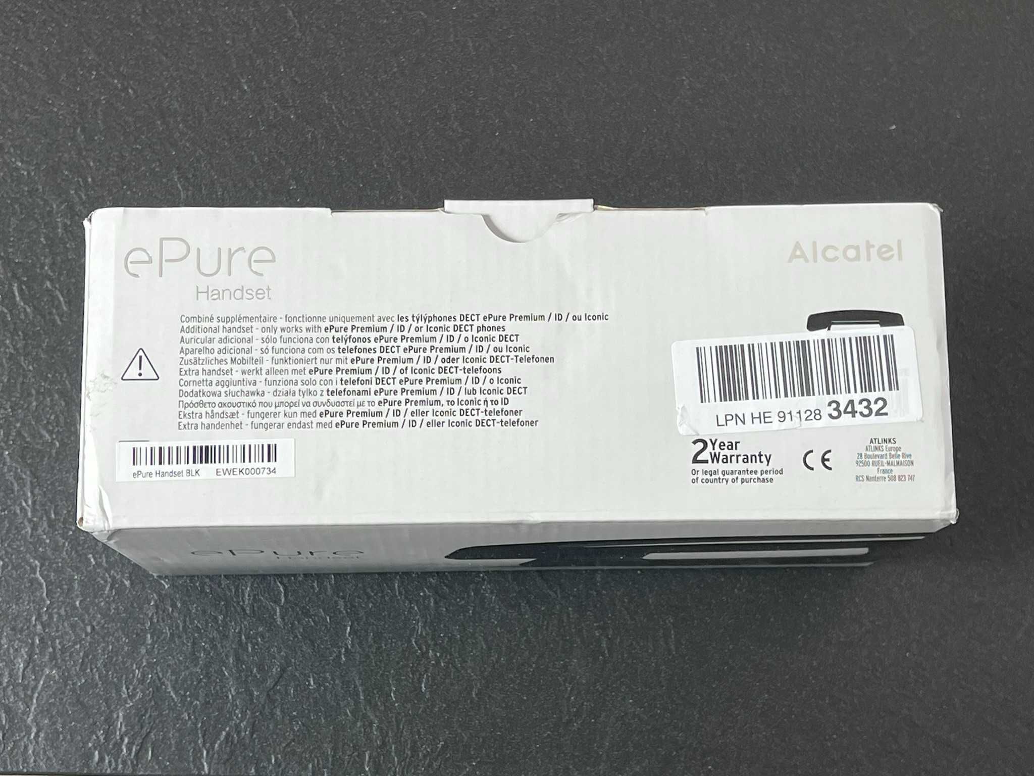 Alcatel ePure słuchawka do bezprzewodowych telefonów DECT