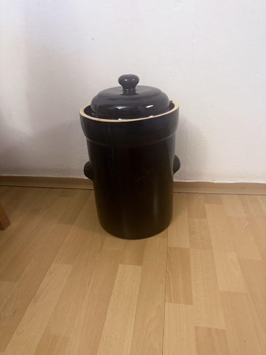 Nowy garnek kamionkowy 10 litrow