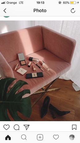 Westwing - różowy i złoty fotel, krzesło / Zara Home, H&M Home, Ikea
