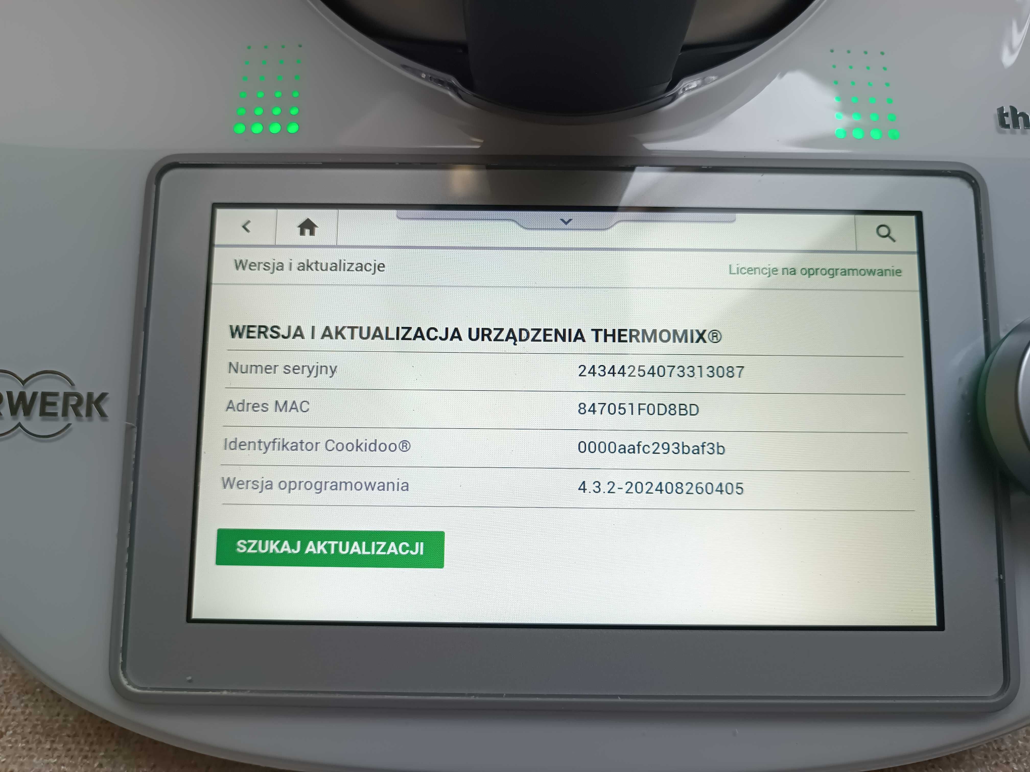 VORWERK Thermomix TM6 TM 6 gwarancja do 08.10.2026r.
