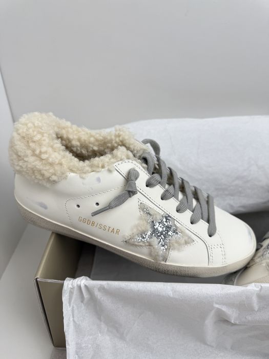кеди кросівки жіночі ggdb golden goose голден гус білі  шкіряні