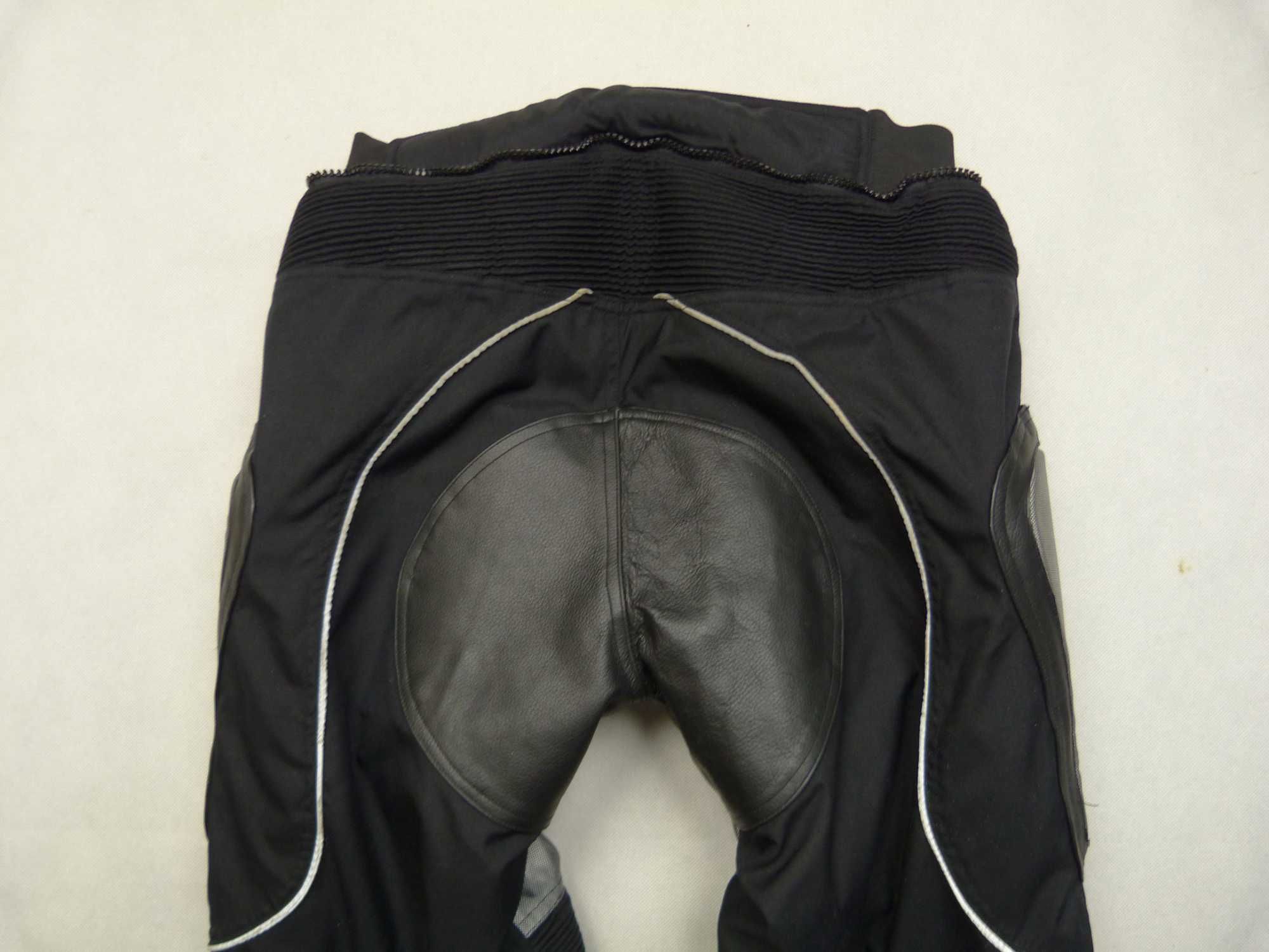 WILLSPORT czarne męskie spodnie motocyklowe z ochraniaczami rozm. XL