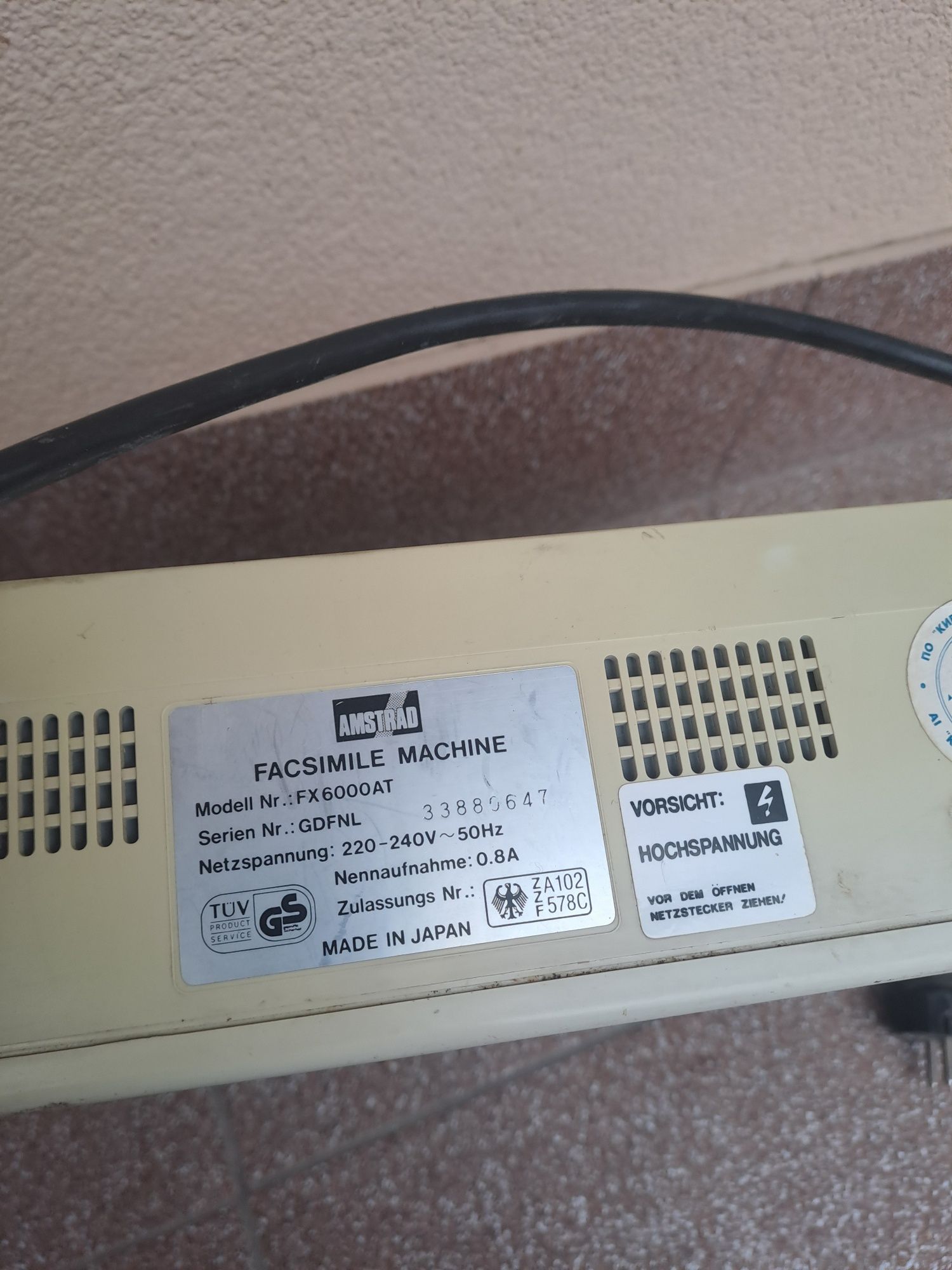 Факс Телефон  FX6000AT