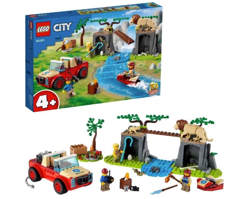 NOWE LEGO City 60301 Terenówka ratowników zwierząt - Wysyłka w 24H