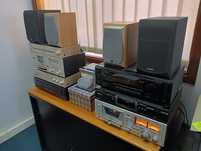 Amplificadores, leitores de CDs, Tuner