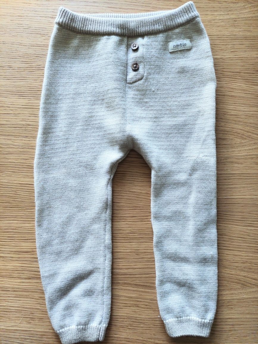 Welniane spodnie dla chłopca i dziewczynki