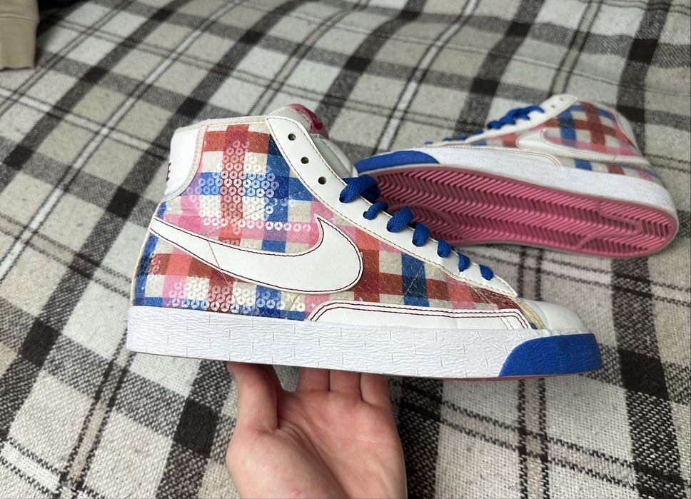 Унікальні вінтажні кросівки Nike Blazer SB mid розмір 40,5-41 / 26 см