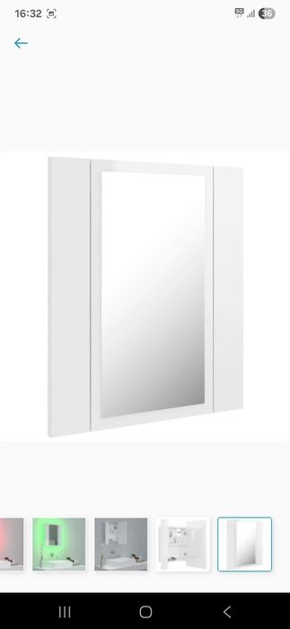 Szafka łazienkowa z lusterem