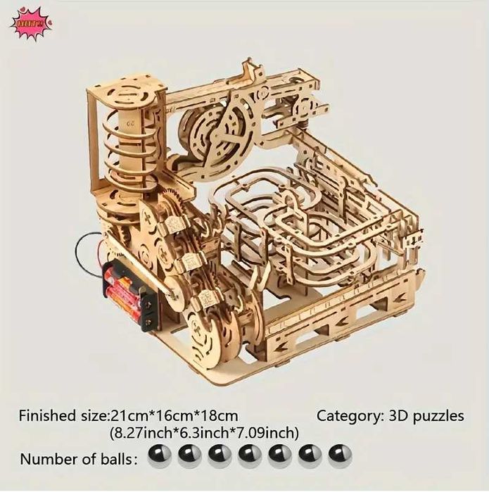 Конструктор 3D пазл SPIRALWALK з електричним приводом