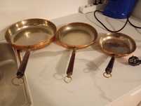 Objetos em cobre limpo