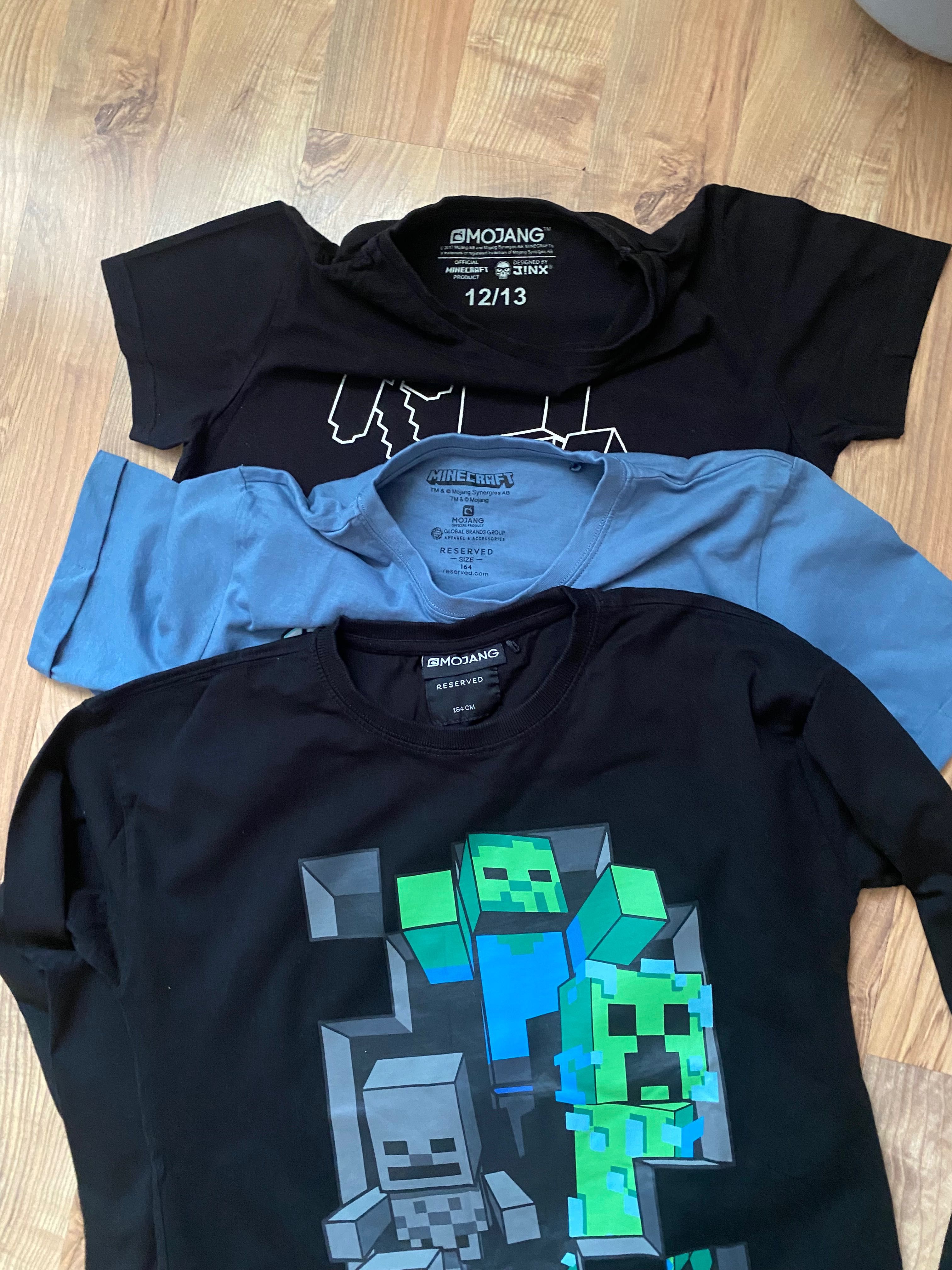 Zestaw koszulek i bluza minecraft