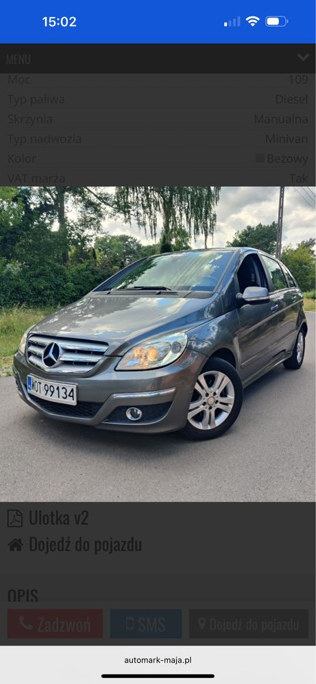 Mercedes-Benz B180 CDI *2010 rok* manual, diesel – zadbany! Okazja