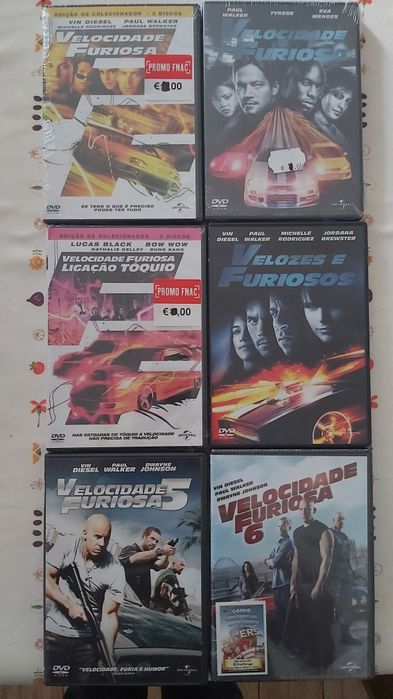 Dvds velocidade furiosa