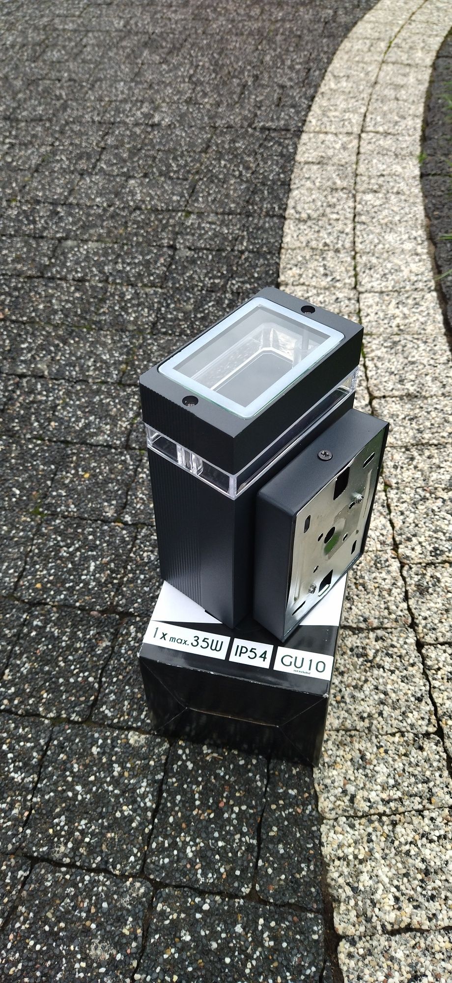 Lampa Kinkiet ogrodowy Grafit G10 35 W