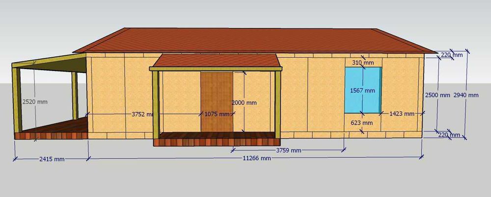 СІП-100 - домокомплект на 100 кв.м. (з-х кімнатний будинок)