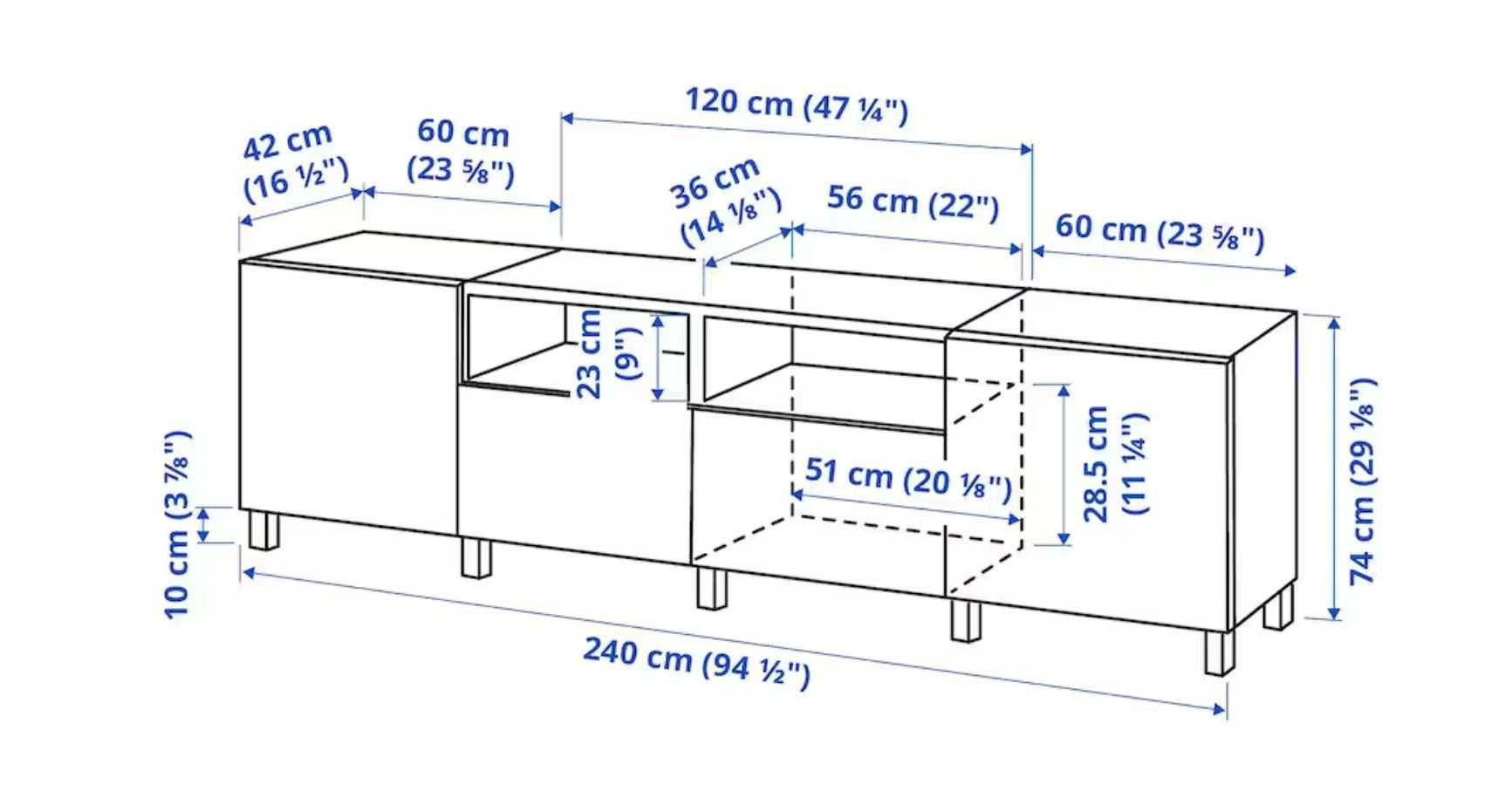 Móvel TV IKEA besta