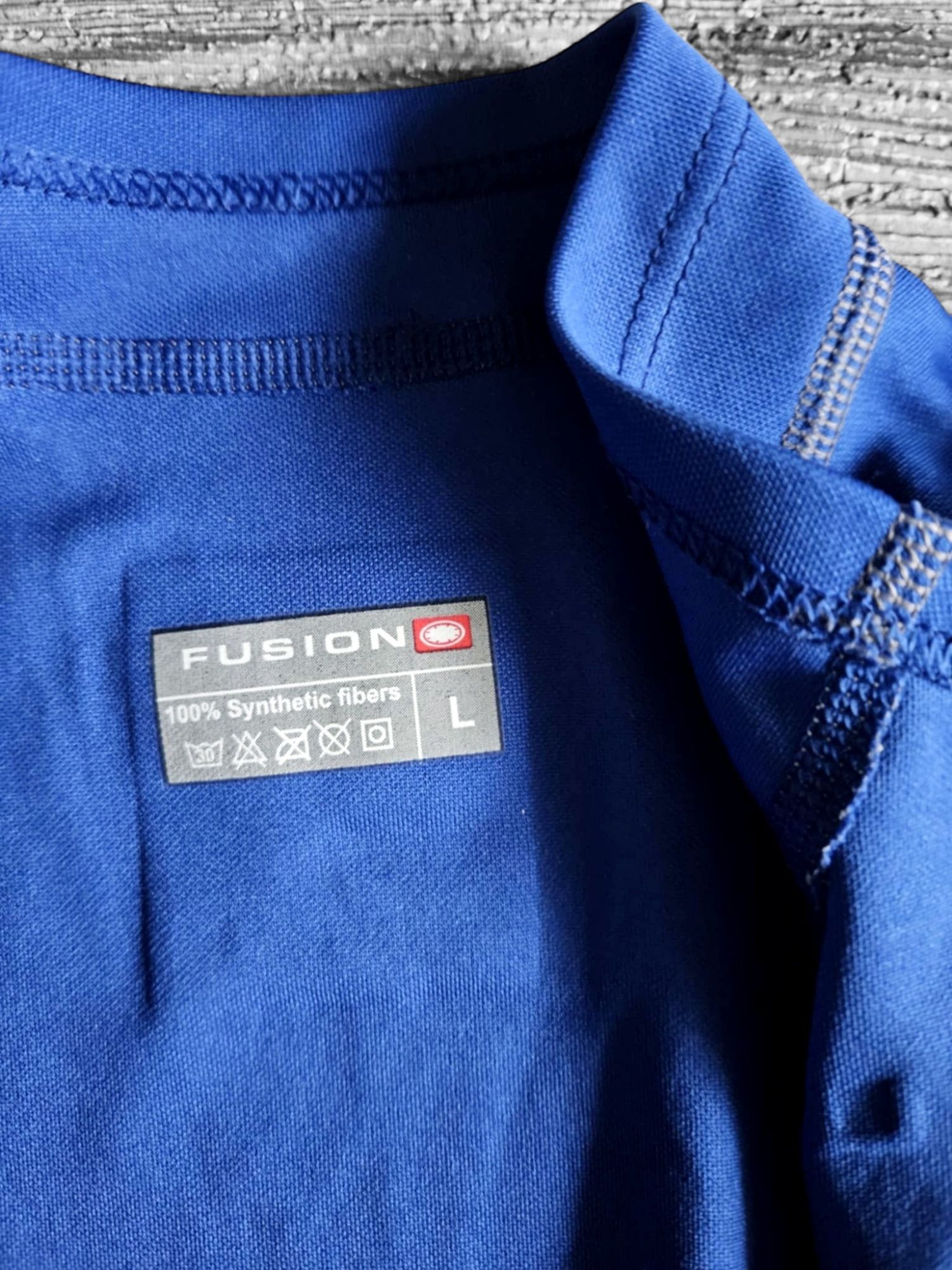 Koszulka kolarska Fusion męski t-shirt sportowy kieszeniami na rower L