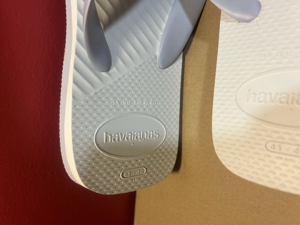 Havaianas brancas 43/44