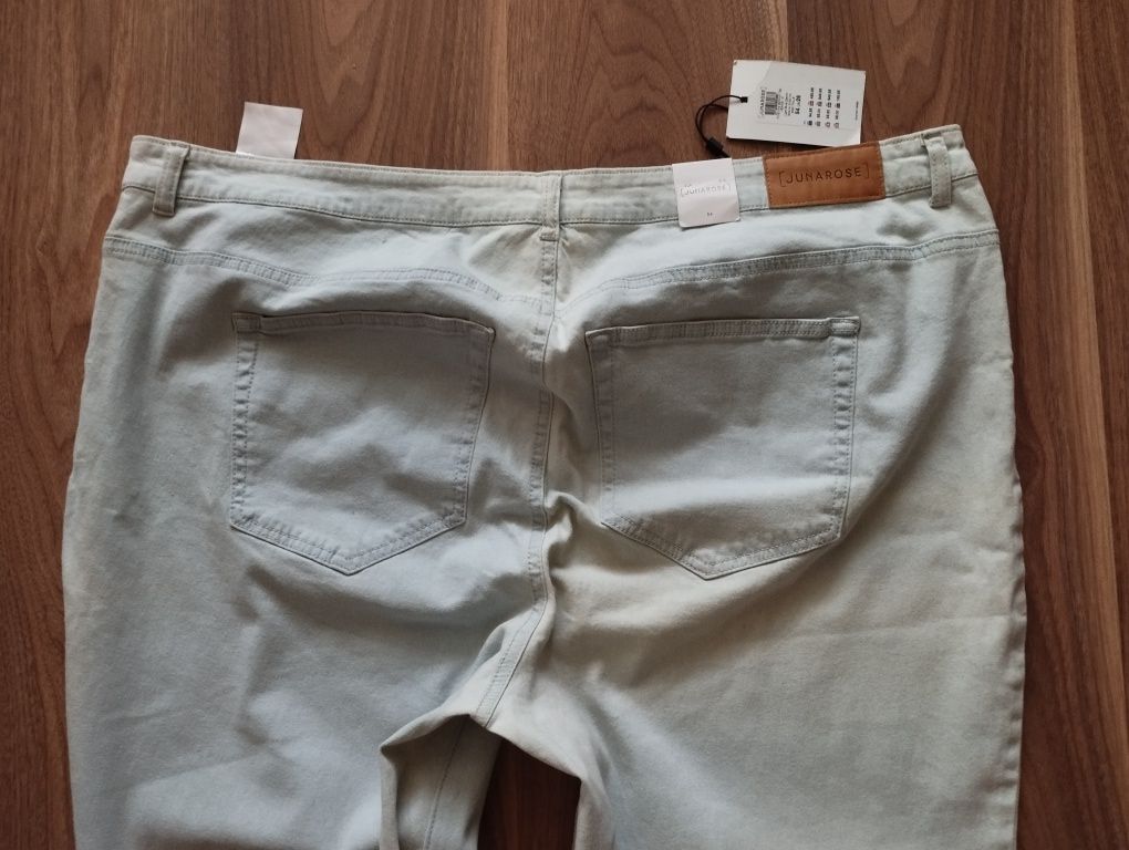 Junarose Vero Moda nowe jeansy 7/8 plus size 54 7XL
