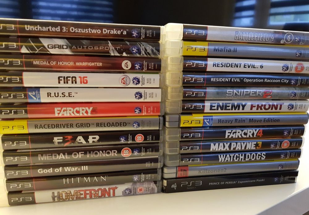 Sprzedam zestaw gier do PS3 - stan idealny