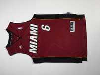 Футболка майка спортивная баскетбольная NBA Miami Heat Adidas