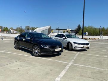 Auto Samochód do ślubu VW Arteon, VW Passat