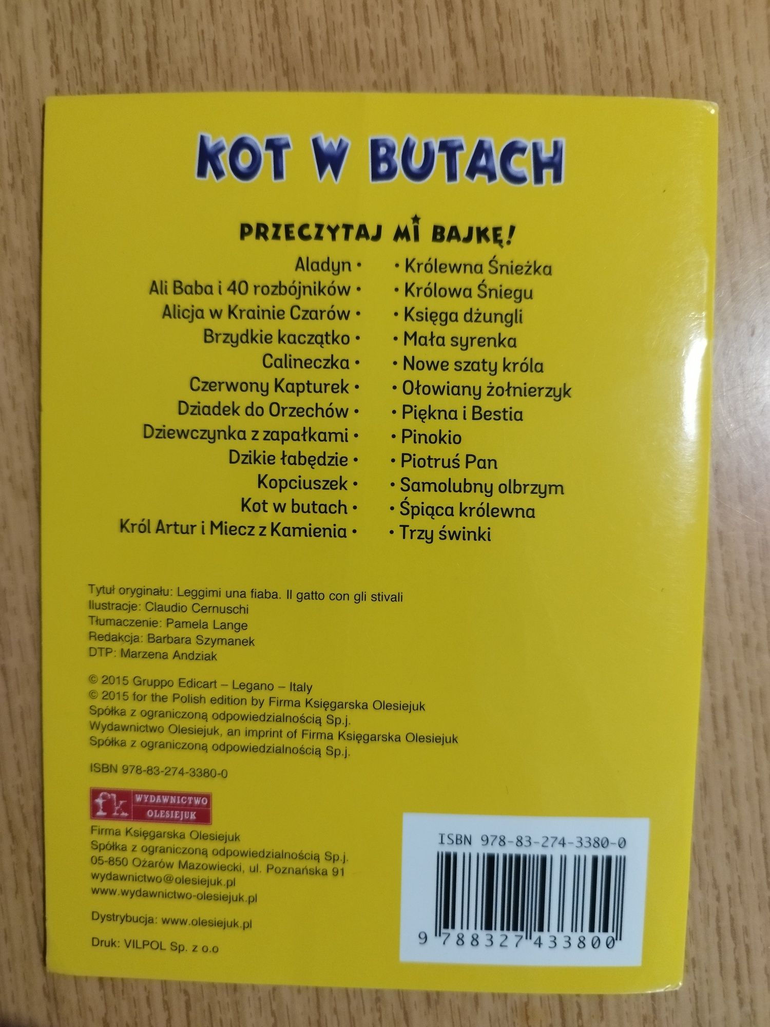 Książka Kot w butach