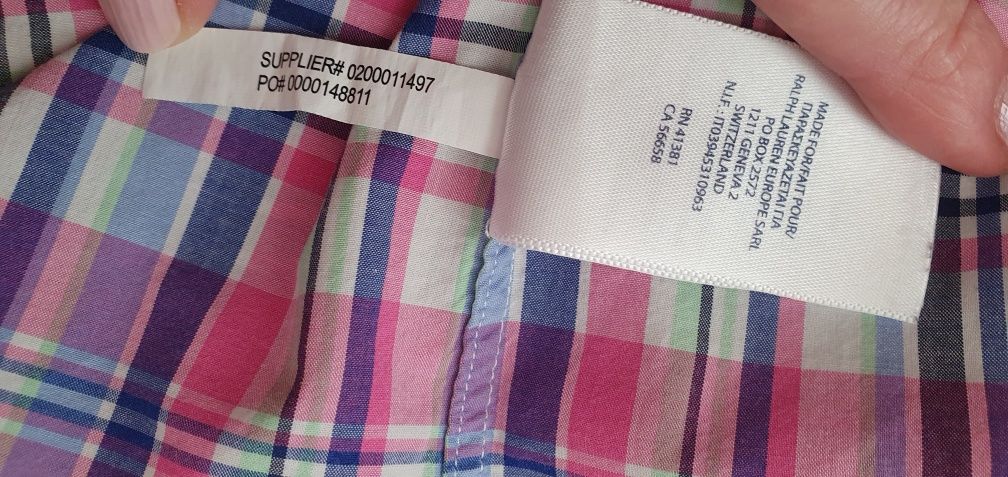 Koszula Ralph Lauren 100% bawełny rozmiar L