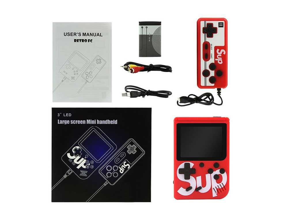Mini Konsola Przenośna Retro Gra 400 Gier Tv Game Box Gierki Pilot Pad