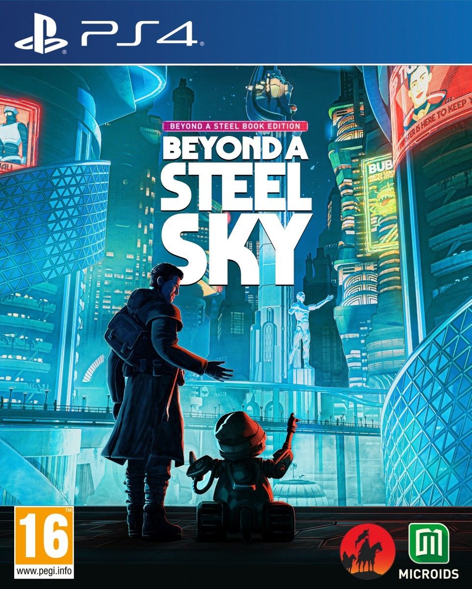 Beyond a Steel Sky Beyond a Steel Book Edition PS4 Uniblo Łódź