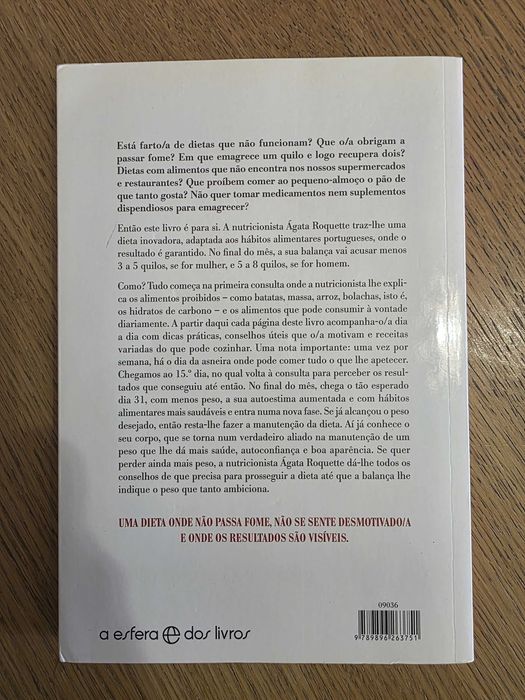 Conjunto de 4 livros da Dieta dos 31 Dias da Ágata Roquette