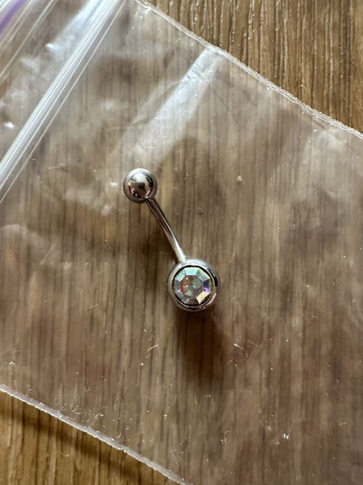 Сережка в пупок пірсинг серьга пирсинг