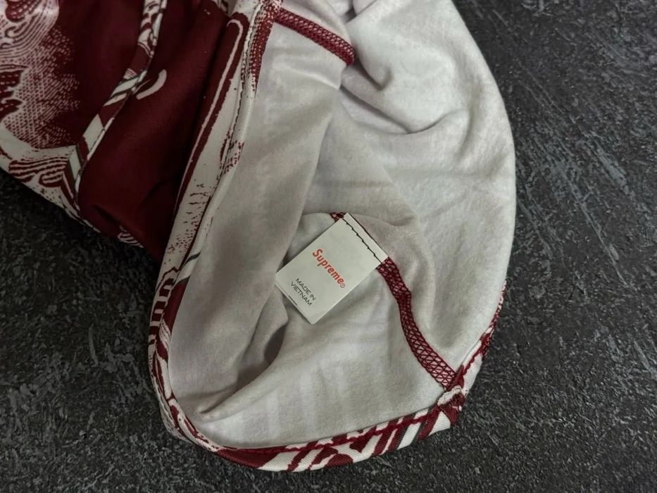 Балаклава Supreme Dollar красная