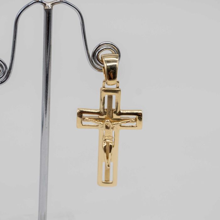 złota zawieszka 585 KRZYŻ krzyżyk 6,94 gram 5cm NOWY WYSYŁKA GRATIS