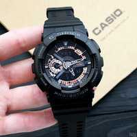 Наручний годинник, часи, касіо, Casio G-Shock GA-110 Black-Cuprum