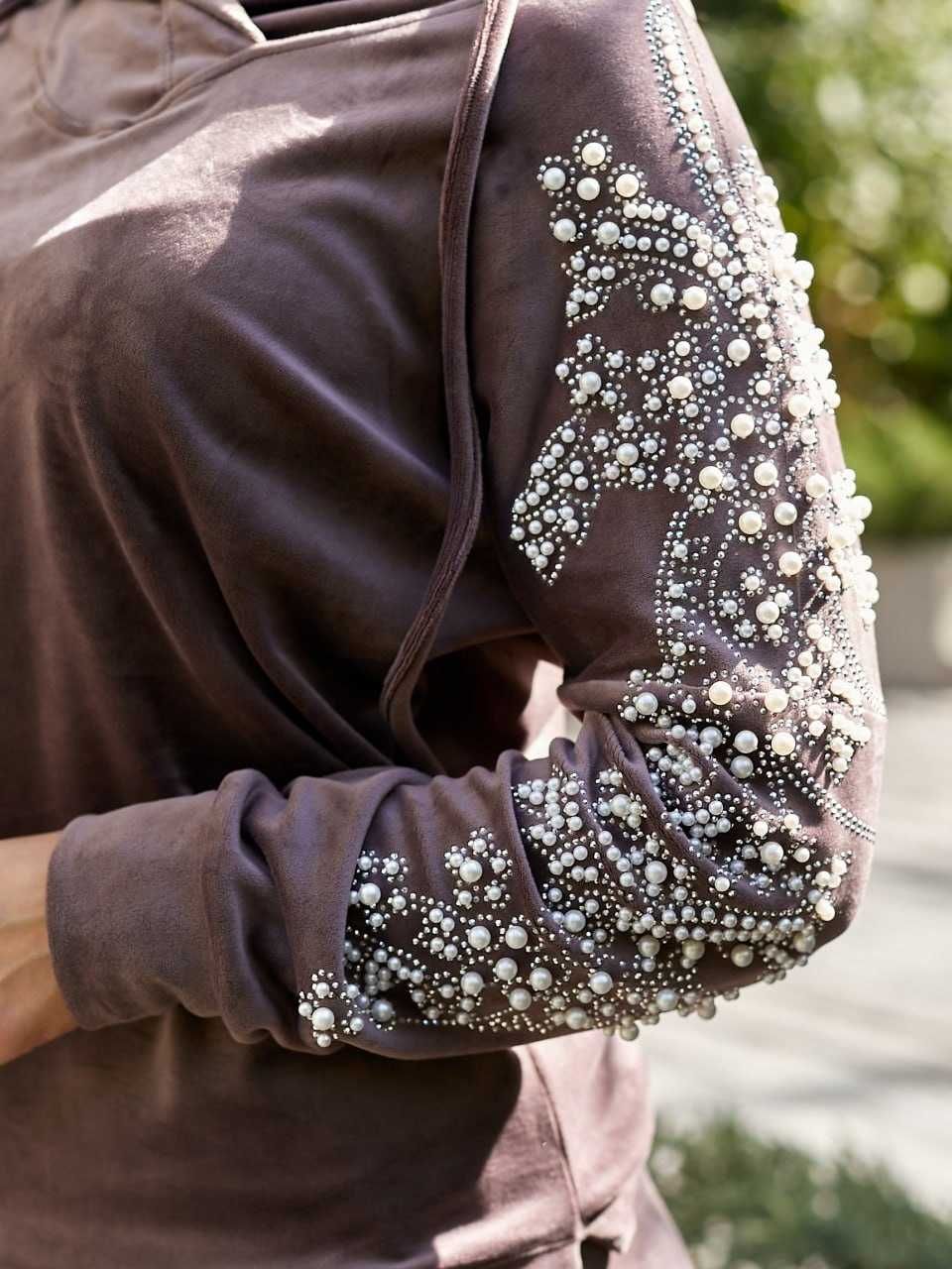 спортивный велюровый костюм pearl de luxe разные цвета